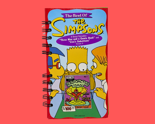 The Best of the Simpsons Volume 9 VHS Movie Notebook