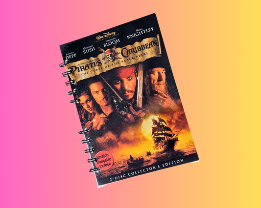 Pirates of the Carribean, The Curse of the Black Pearl DVD Movie Notebook