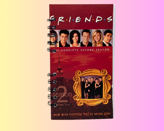 Friends, The Complete Second Season Volume 4 VHS Movie Notebook