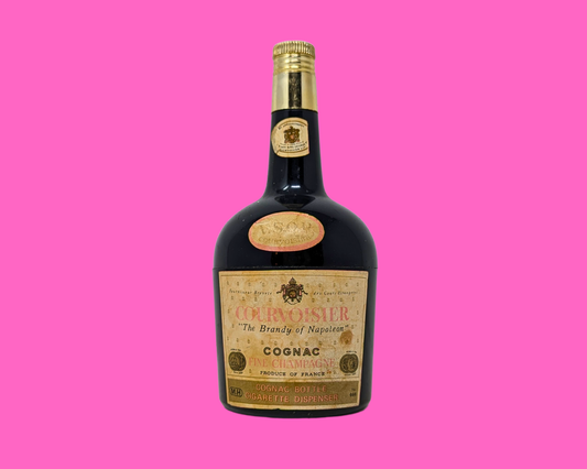 Seau à glace en plastique pour cognac Courvoisier vintage des années 1980