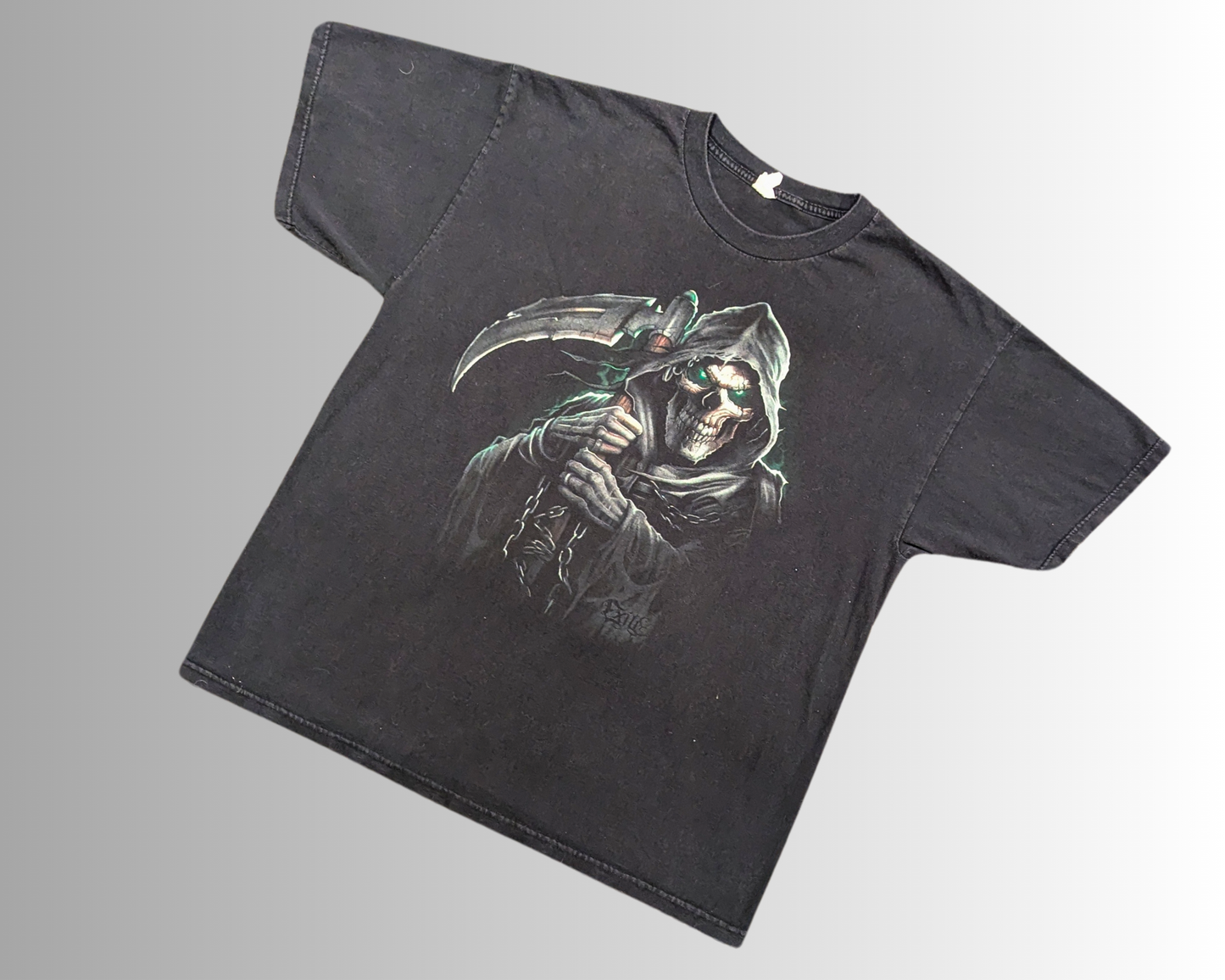 Y2K Grim Reaper T-Shirt Size XL