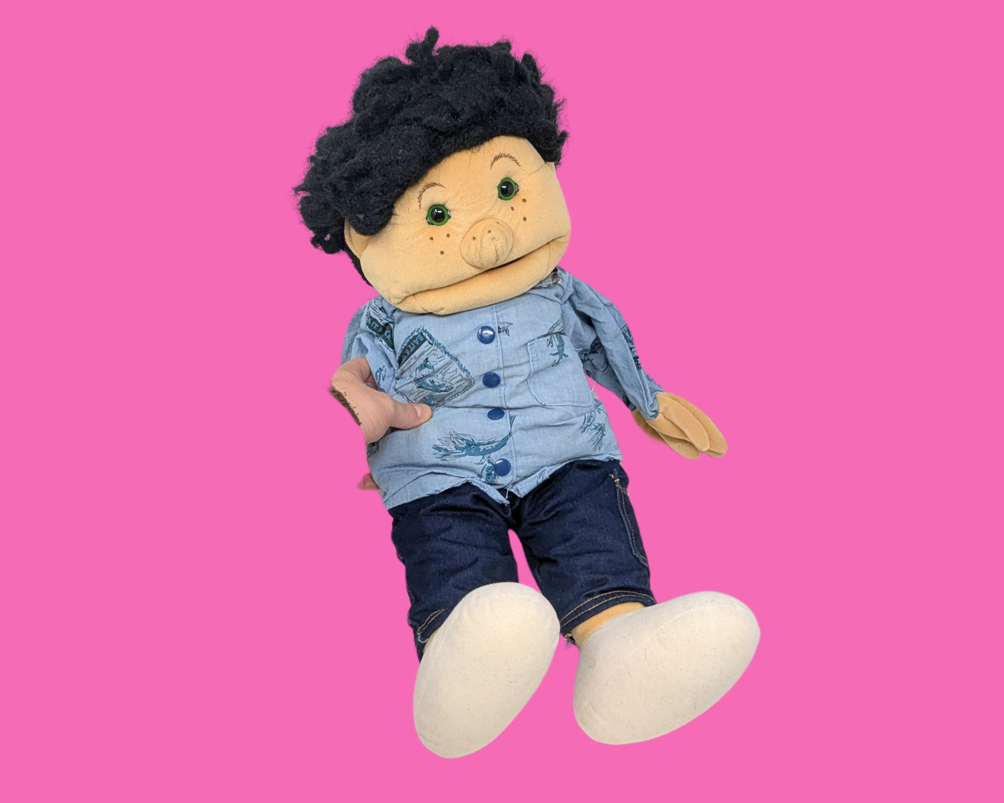 Vintage 1990's Folkmanis Plush Puppet