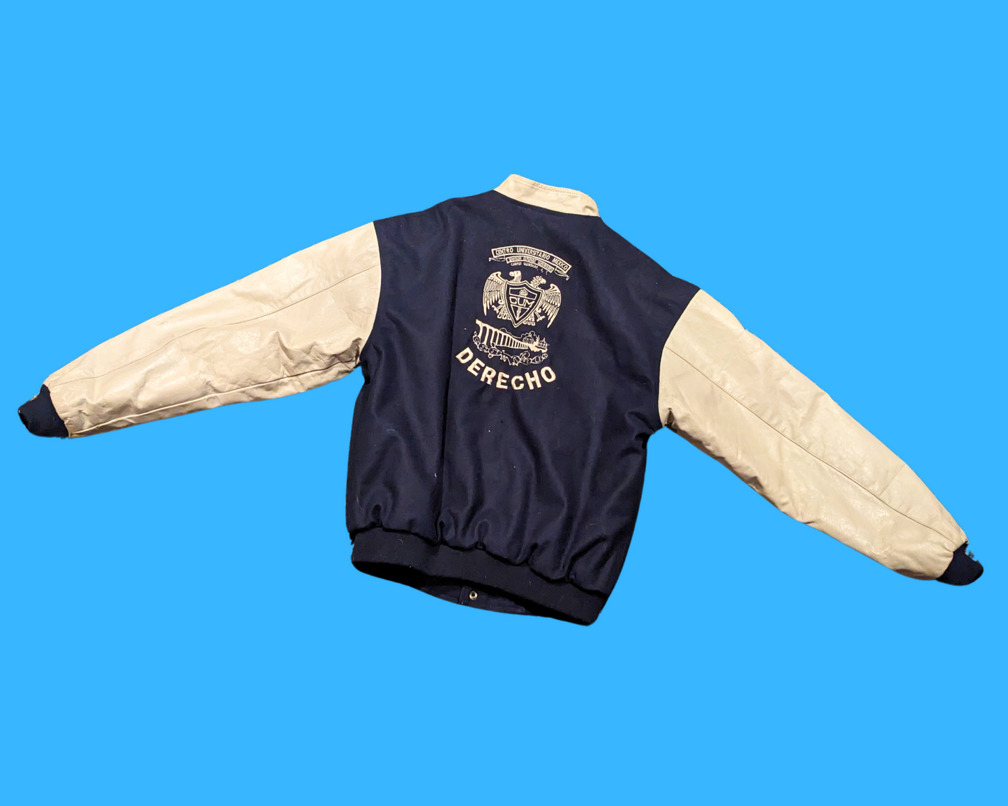 Y2K Centro Universitario Mexico Varsity Jacket Size L