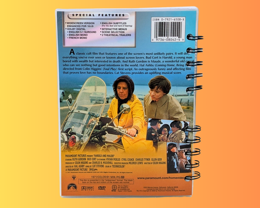 Harold and Maude DVD Movie Notebook