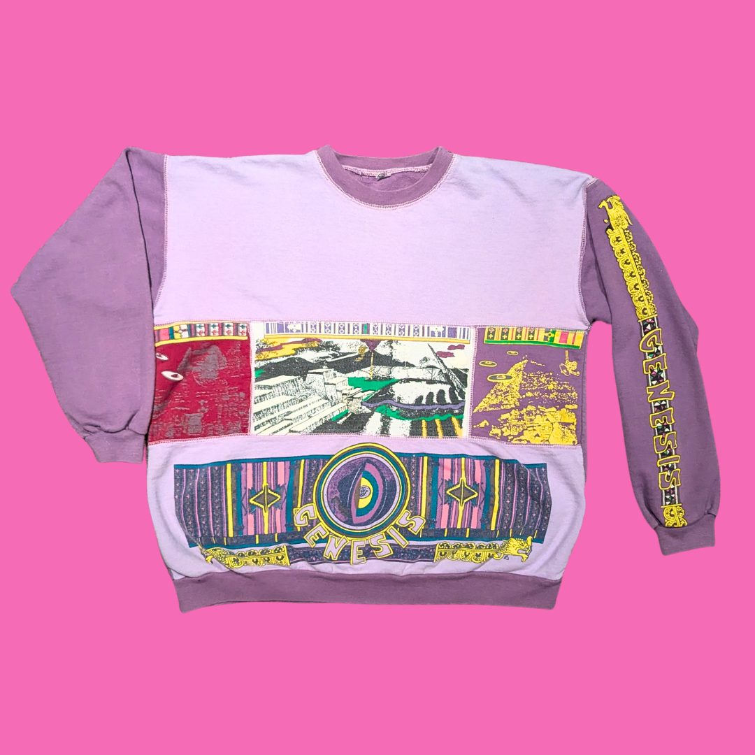 Vintage 1990's Funky Genesis Crewneck Size L