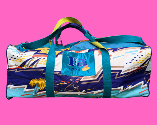 Grand sac de sport vintage FA Sports des années 1990