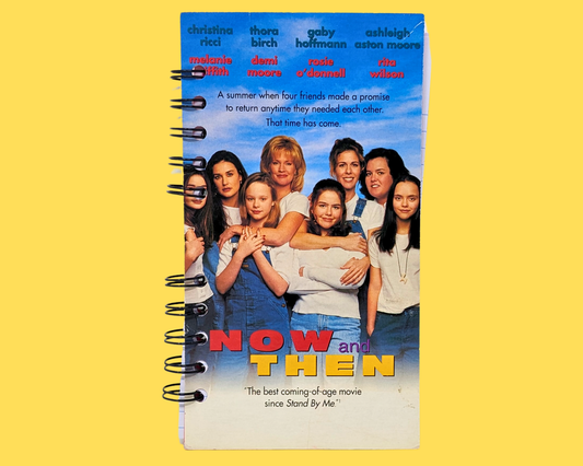 Now and Then VHS Movie Notebook