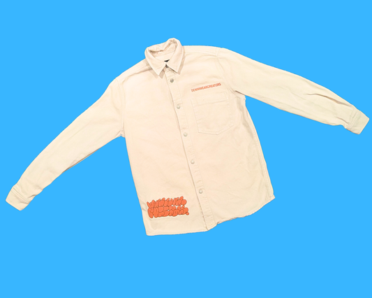 Y2K Beige Denim Zara DNWR Jacket Size S