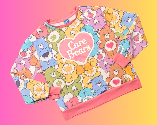 Y2K Care Bears Groovy Crewneck Size L