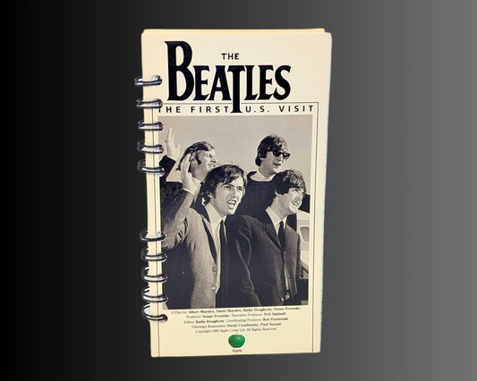 The Beatles The First U.S. Visit VHS Movie Notebook