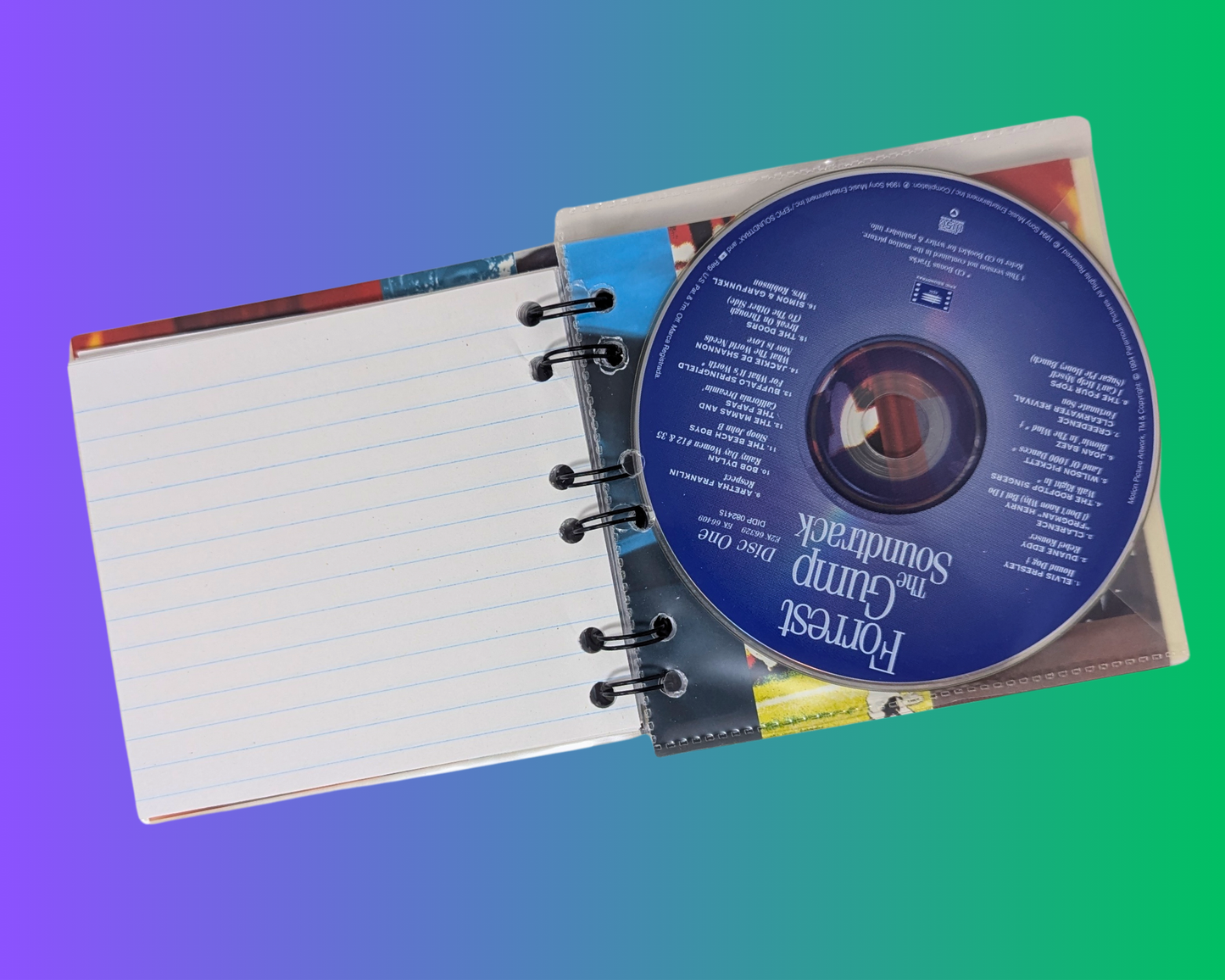 Forrest Gump The Soundtrack CD Notebook
