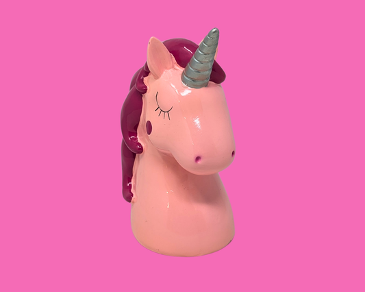 Tirelire licorne rose Y2K