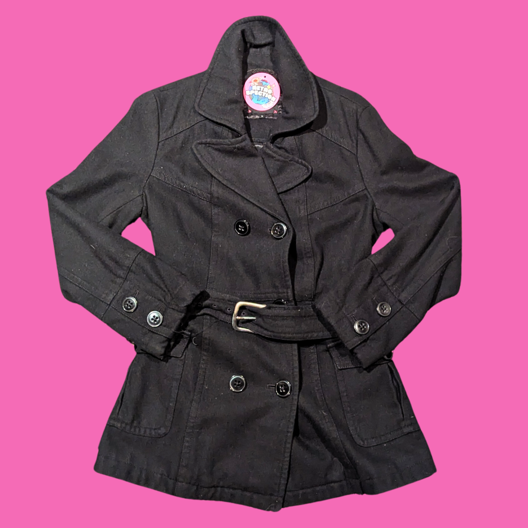 Pepe Jeans London, Denim Brand, Superior Quality Goods, Black Jacket Size M