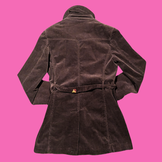 Vintage 1990's Sévillane Brown Suede Jacket Size S