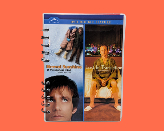 Eternal Sunshine of the Spotless Mind and Lost in Translation DVD Movie Notebook