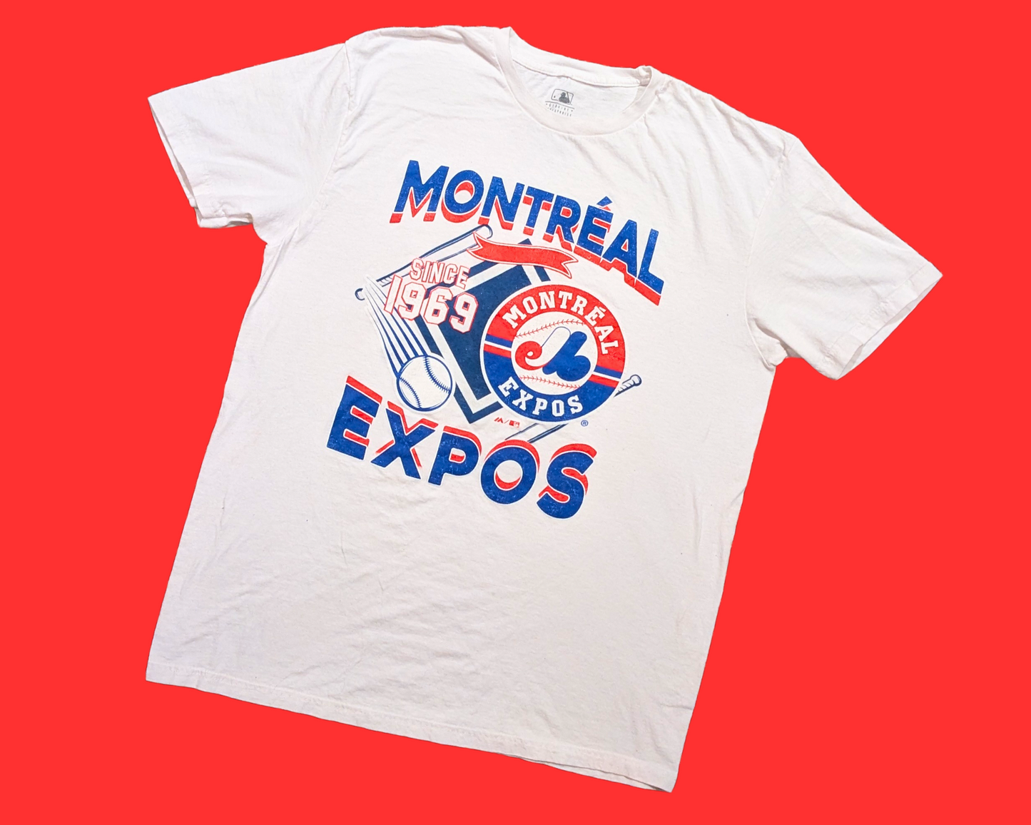 Y2K Montreal's Expos Baseball T-Shirt Size L