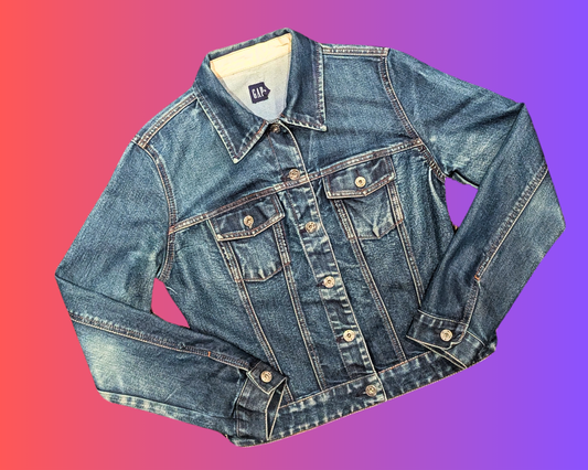 Handmade, Upcycled The Original Goof! Disney Denim Jacket Size M
