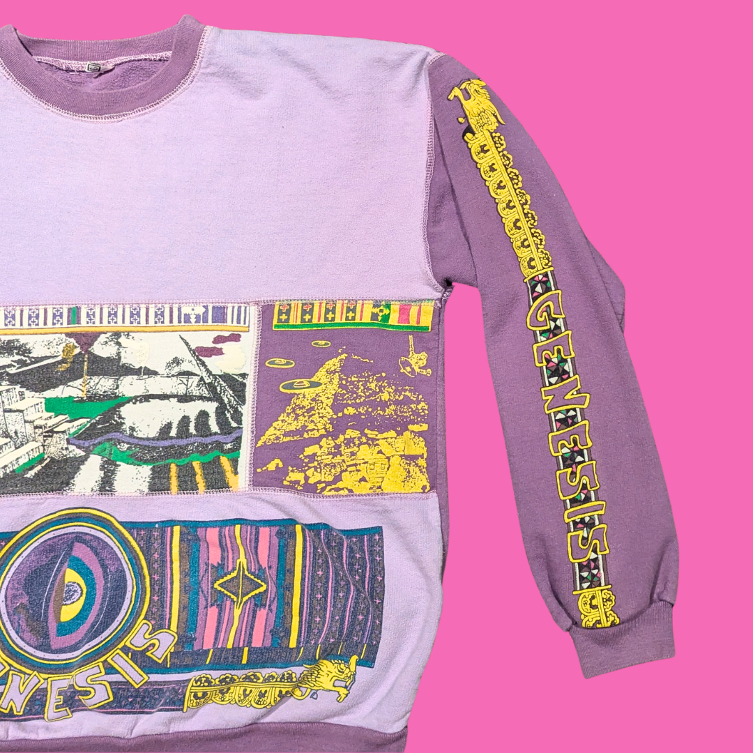 Vintage 1990's Funky Genesis Crewneck Size L