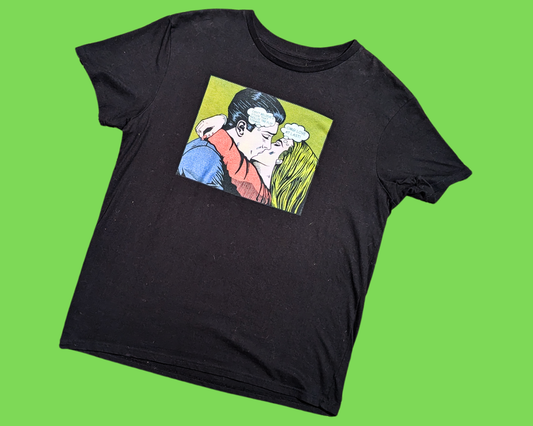 T-shirt skateur Pop Art Y2K, taille XL « J'ai du mal à croire que j'ai réussi ce Nollie Tre Flip aujourd'hui ! Oh mon Dieu ! Enfin l'amour ! »
