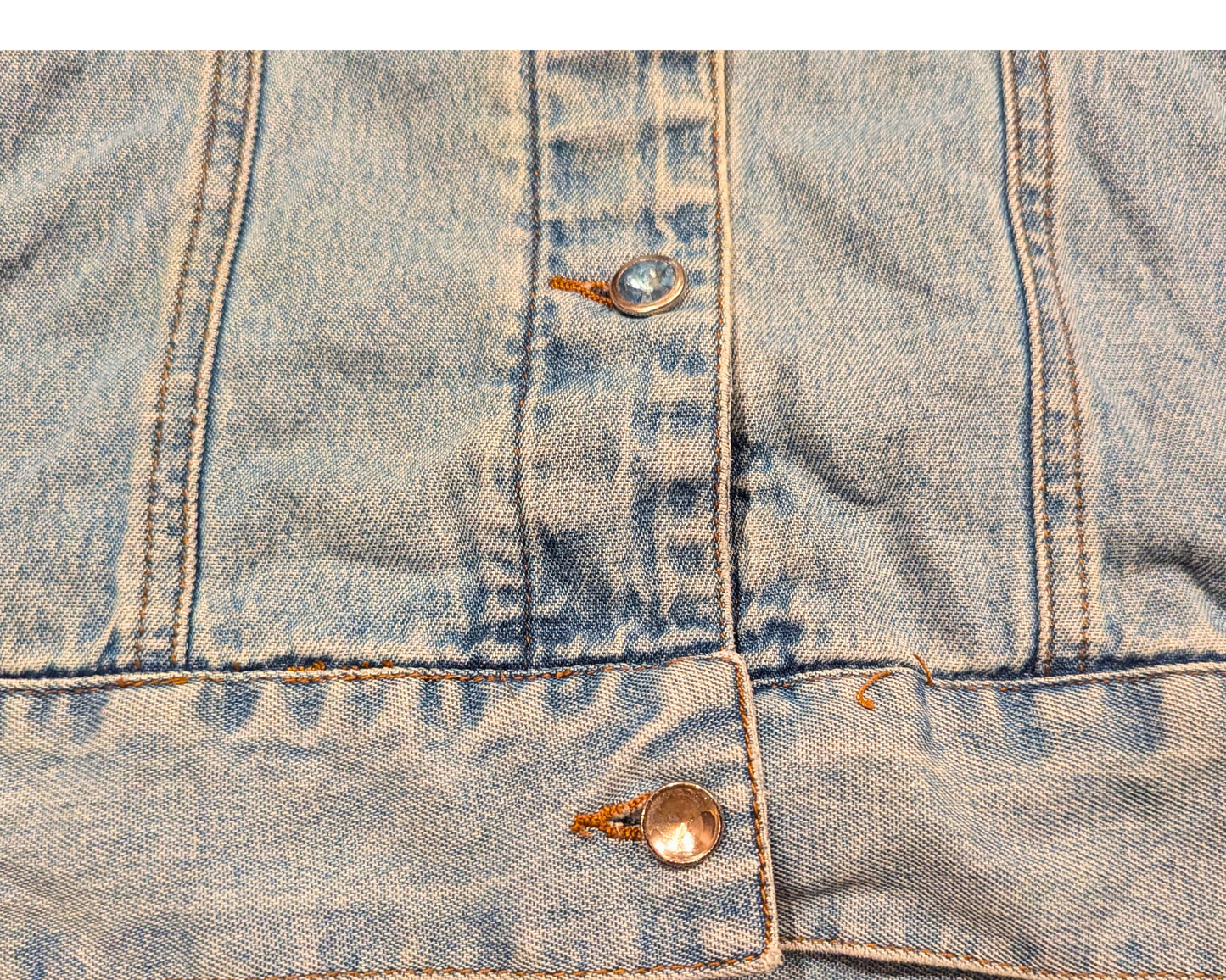 Handmade, Upcycled Spice Girls Denim Jacket Size XL
