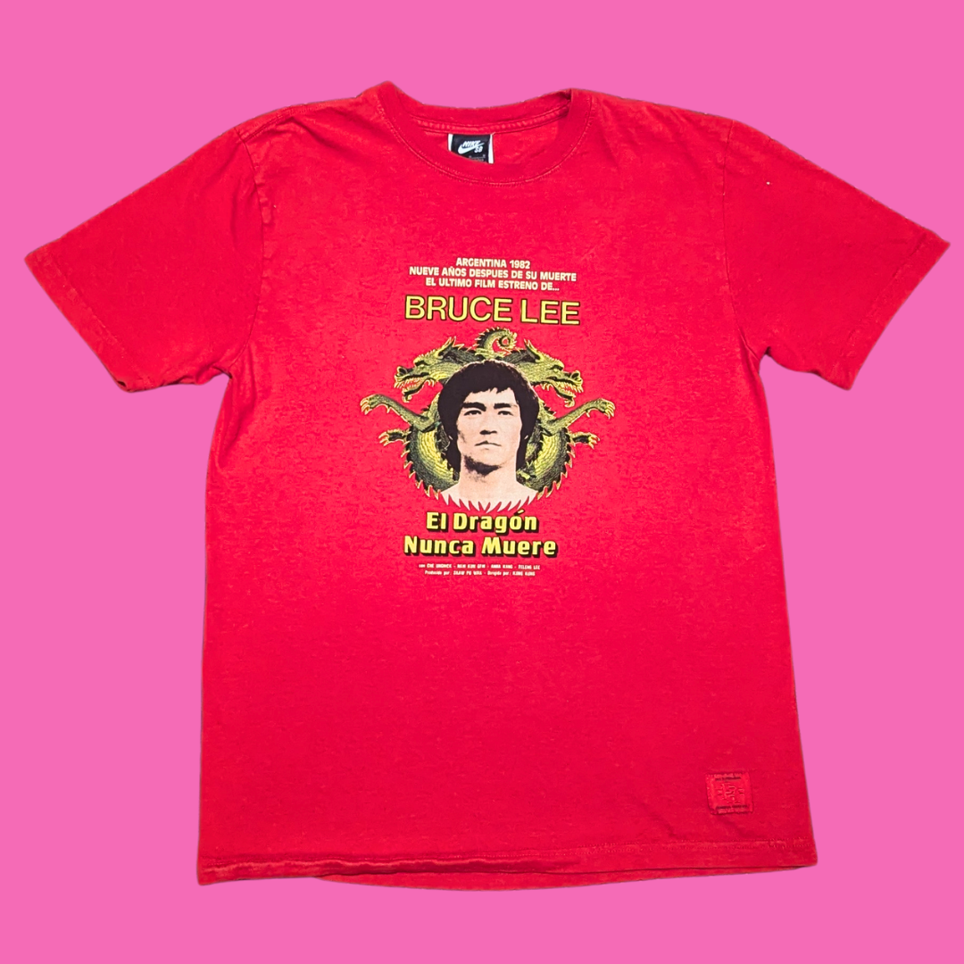 Nike SB X Bruce Lee Dragon Red T-Shirt Size M