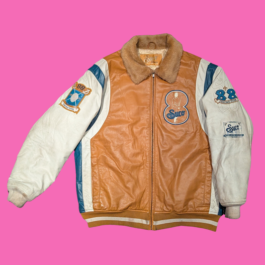 Vintage Fencing Sports, SUCO Sportif, Leather Jacket Size XL