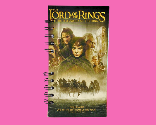 The Lord of the Rings, The Fellowship of the Ring VHS Movie Notebook
