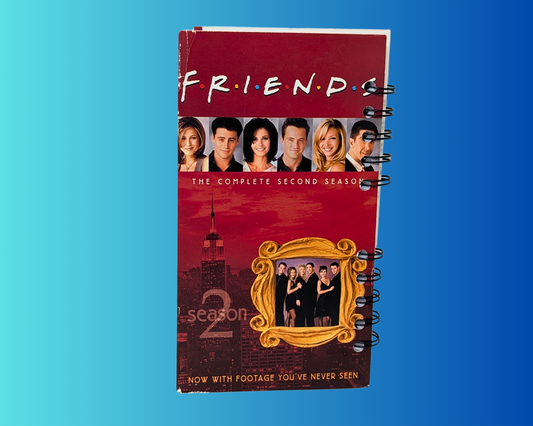 Friends, The Complete Second Season VHS Movie Notebook