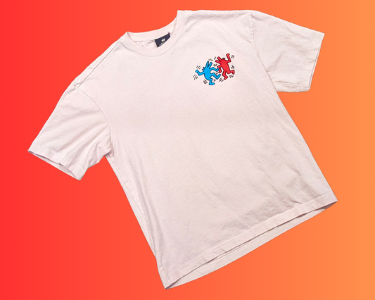T-shirt Keith Haring Y2K taille S