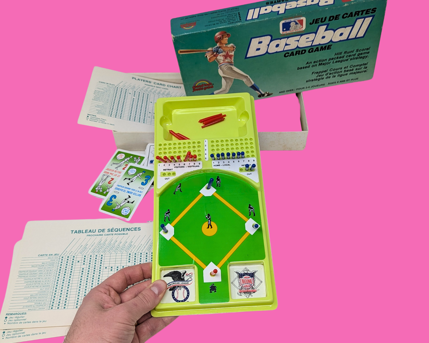 Vintage 1980's Major League Baseball Card Game