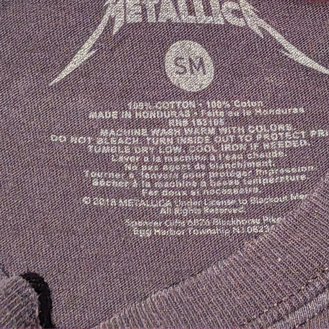 Metallica ''Ride The Lightning'' T-Shirt Size S