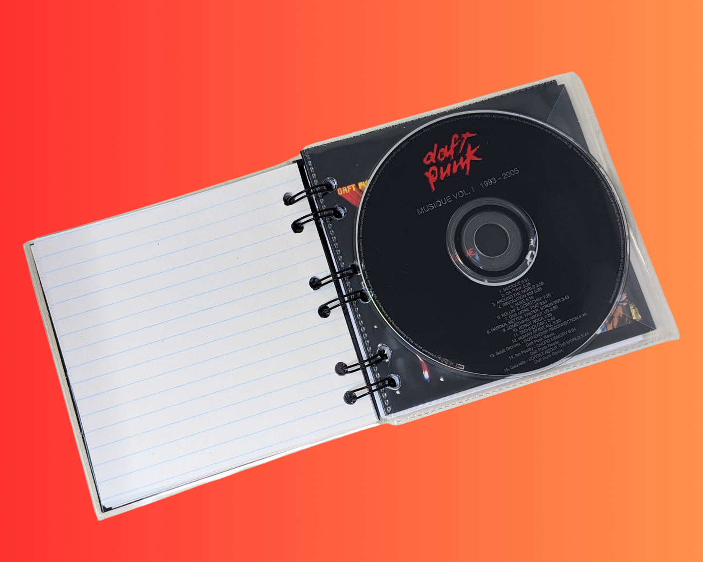 Daft Punk Musique Vol. 1 carnet CD 1993-2005