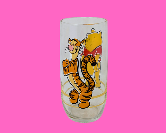 Verre à collectionner Winnie l'ourson et Tigrou de Walt Disney Y2K