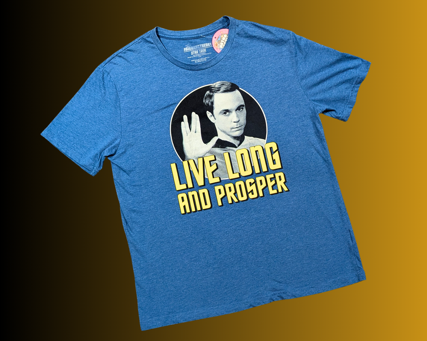 Big Bang Theory // Star Trek ''Live Long and Prosper'' T-Shirt Size L