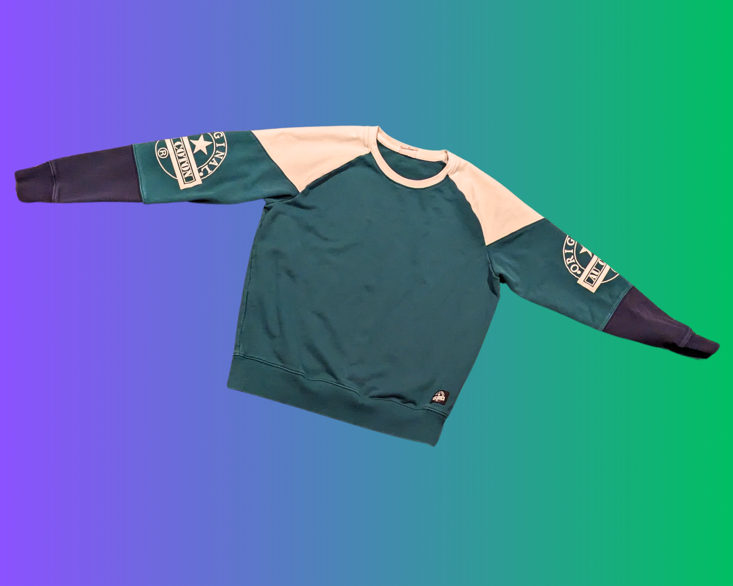 Y2K Au Coton Crewneck Size S