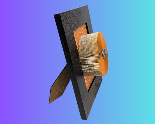 Handmade and Upcycled Book Folding Art Sculpture