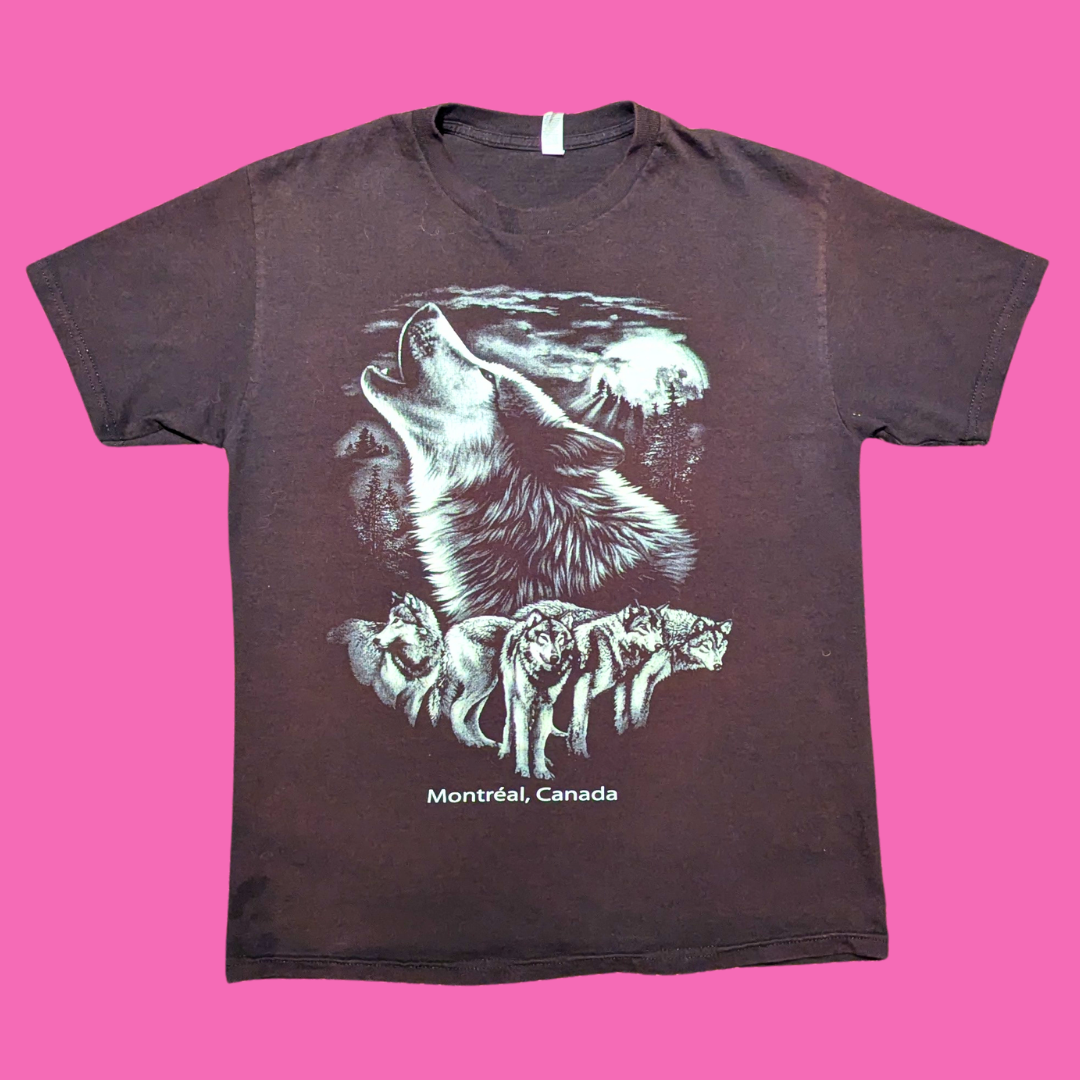 T-shirt Loup Montreal, Canada Size M