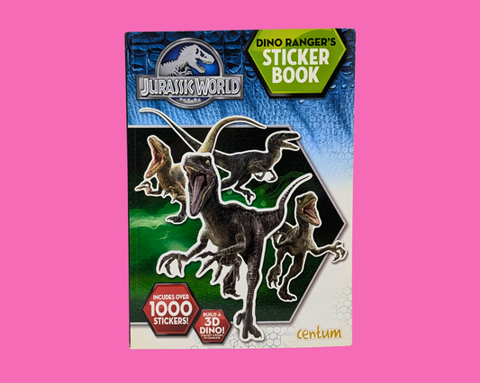 Livre d'autocollants Jurassic World