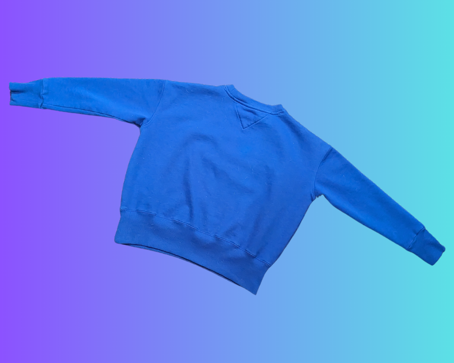 Y2K Tommy Hilfiger, Tommy Jeans Sailing Gear, Royal Blue Crewneck Size XS