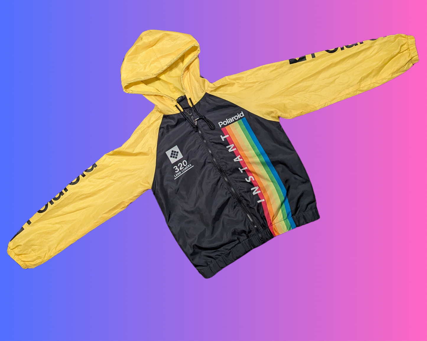 Y2K Polaroid Windbreaker Size M