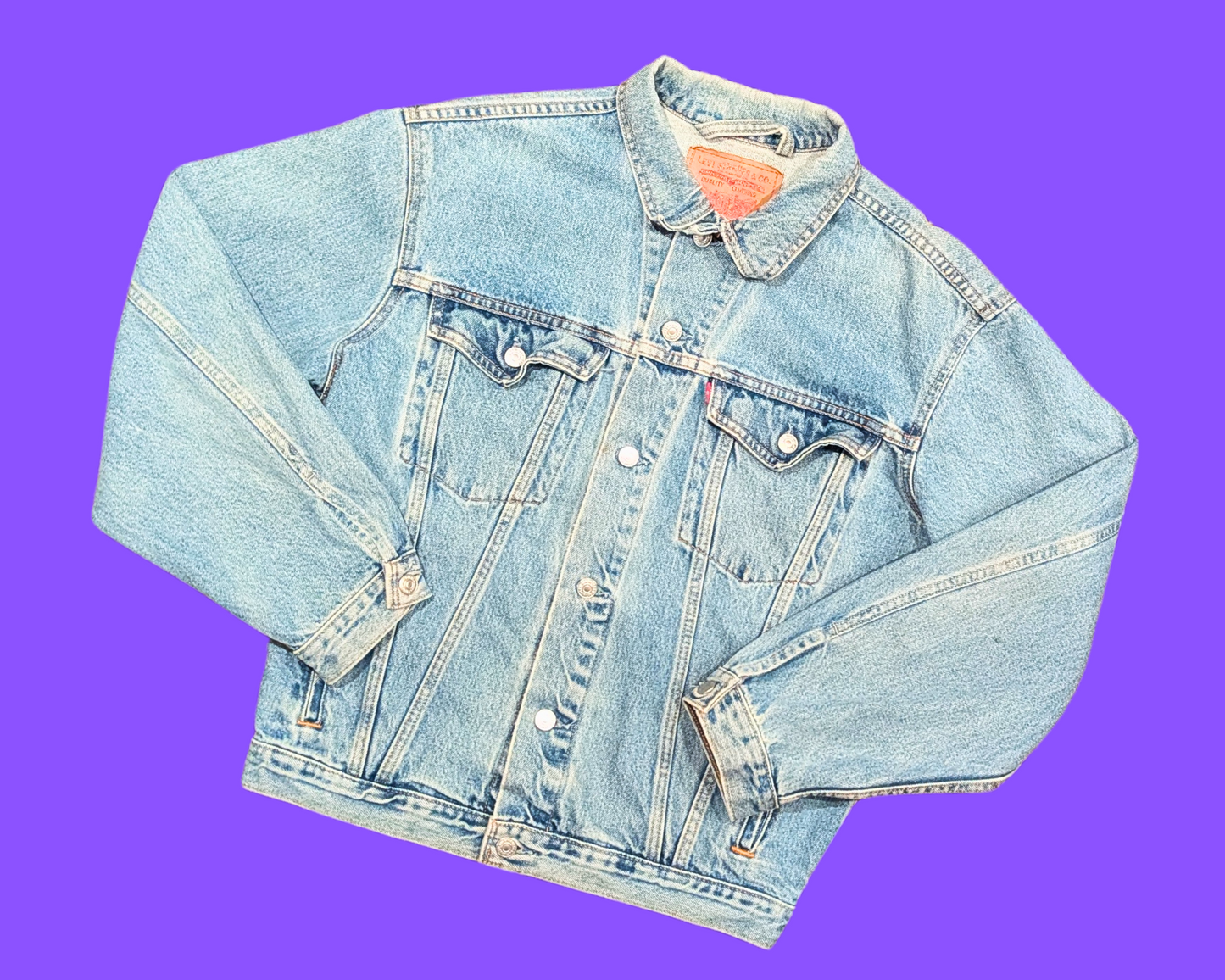 Handmade, Upcycled Michael Jackson's Thriller Levis Denim Jacket Size S