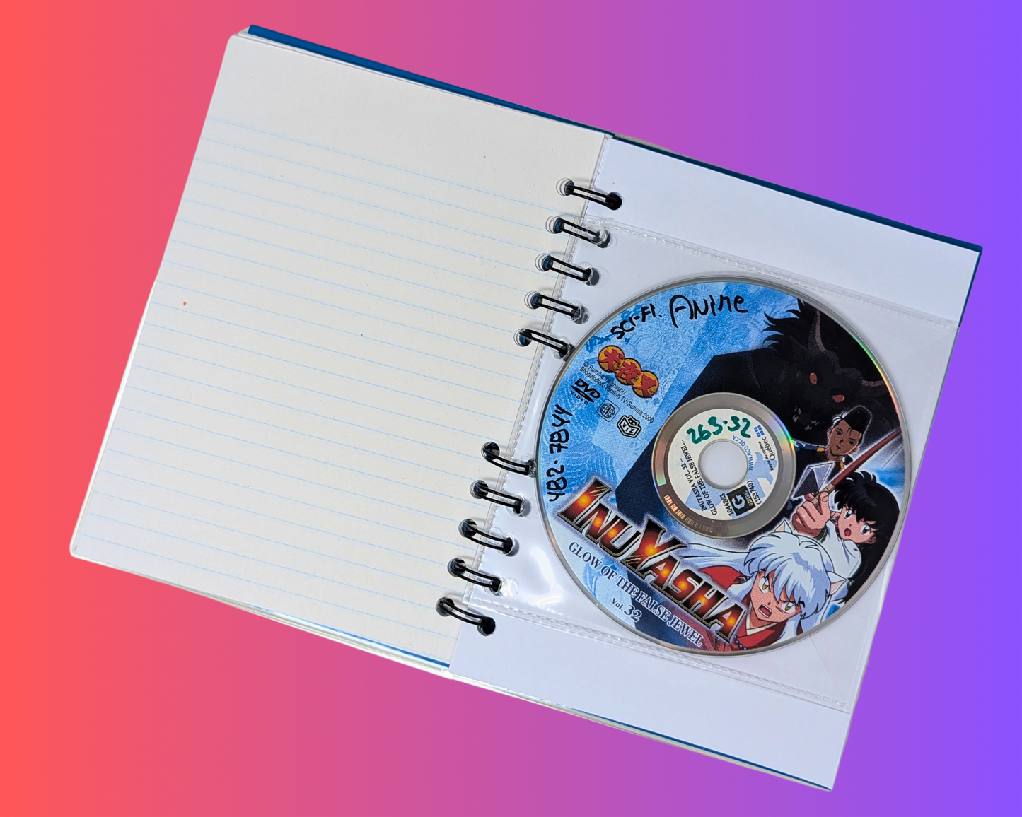 Inu Yasha Fourth Season Vol. 32 DVD Movie Notebook