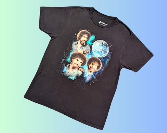 Y2K Bob Ross T-Shirt Size L