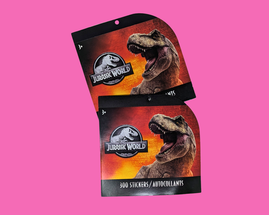 Autocollants Jurassic World, lot de 2