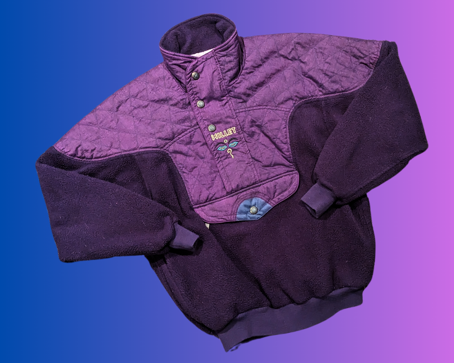 Vintage 1990's Millet, Warm Purple Fleece Size M