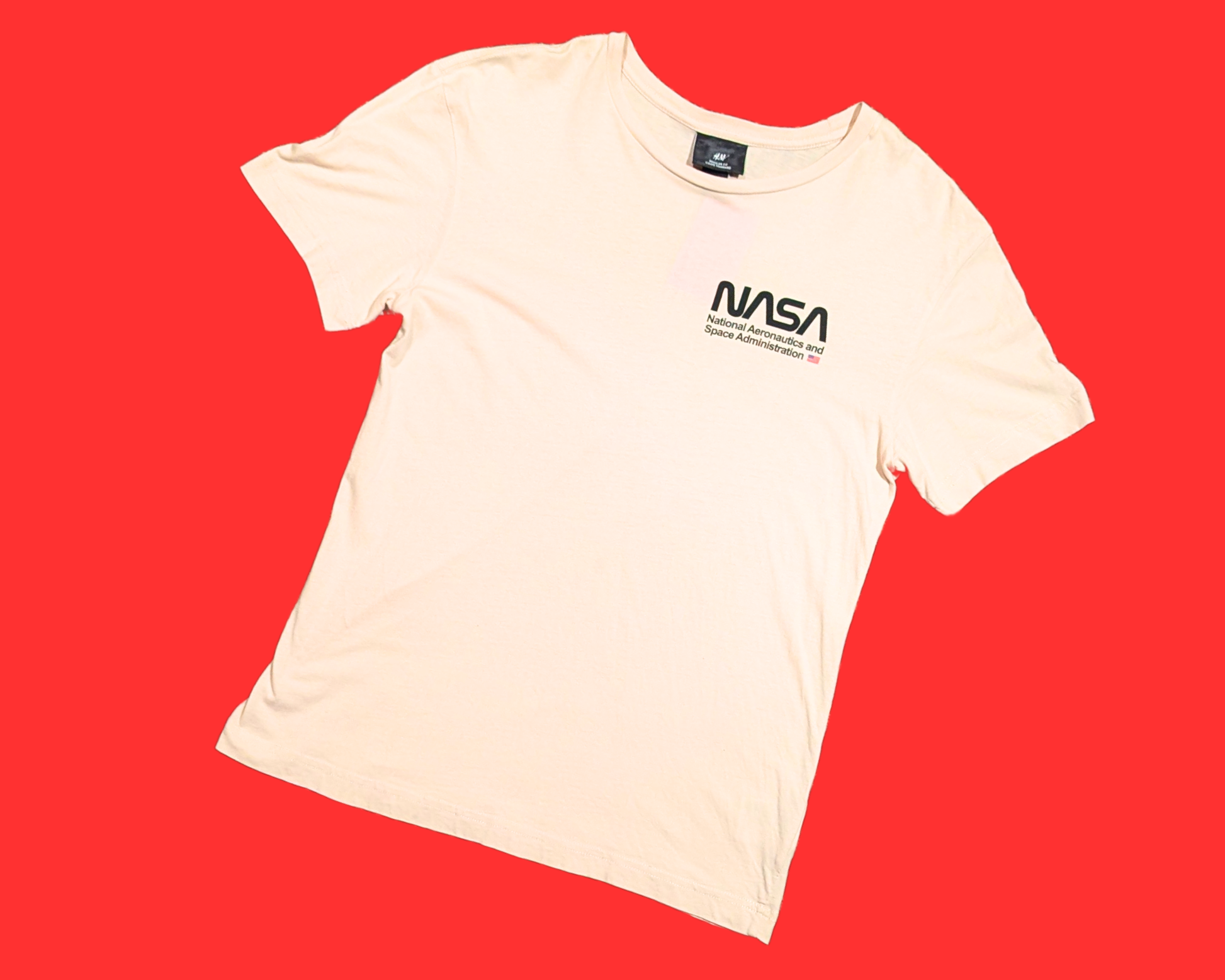 Y2K H M Nasa T Shirt Size S myretrospectioninc