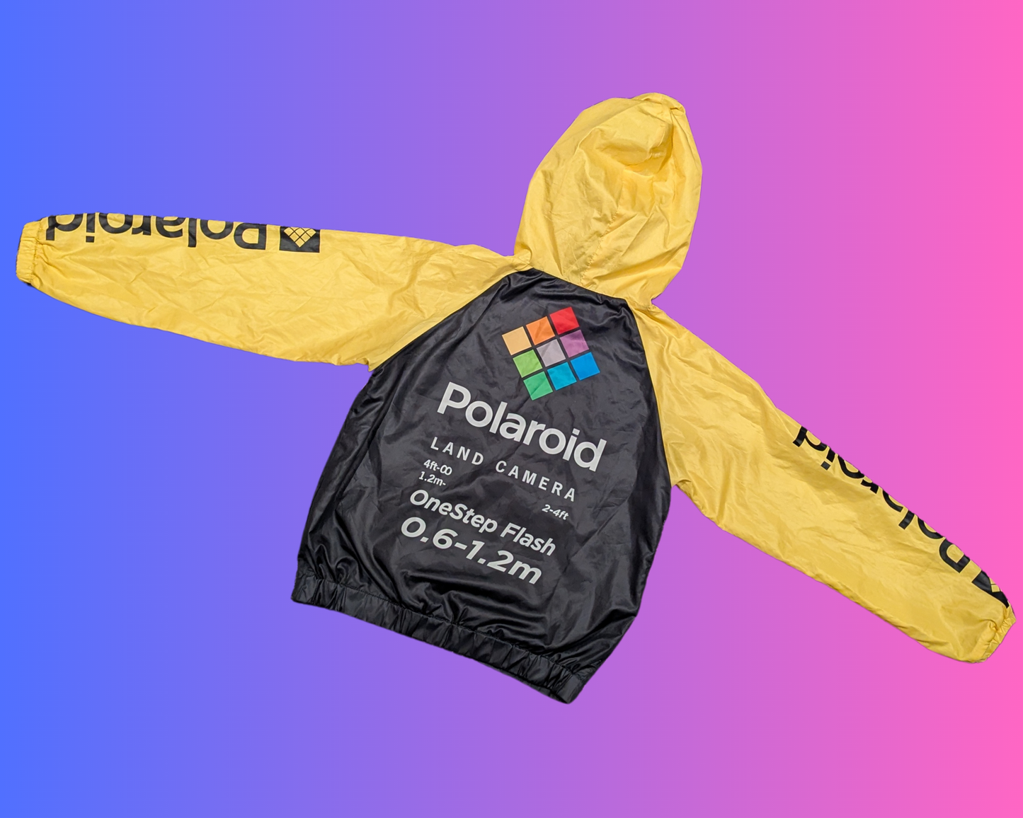Y2K Polaroid Windbreaker Size M