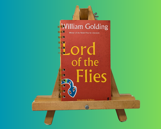 Handmade and Upcycled Lord of the Flies Novel by William Golding Notebook