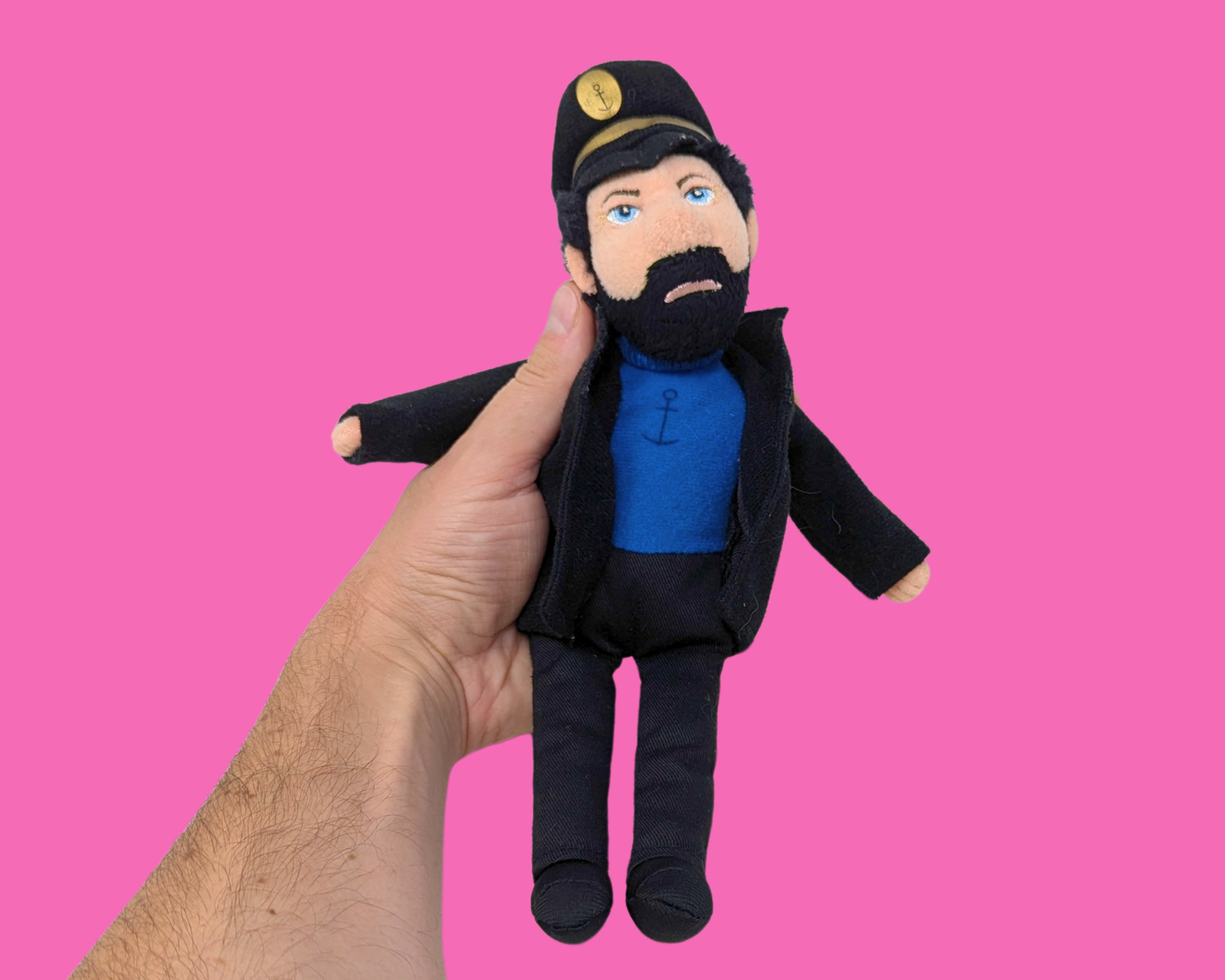 Peluches officielles TY Y2K de Tintin et du capitaine Haddock, vendues ensemble
