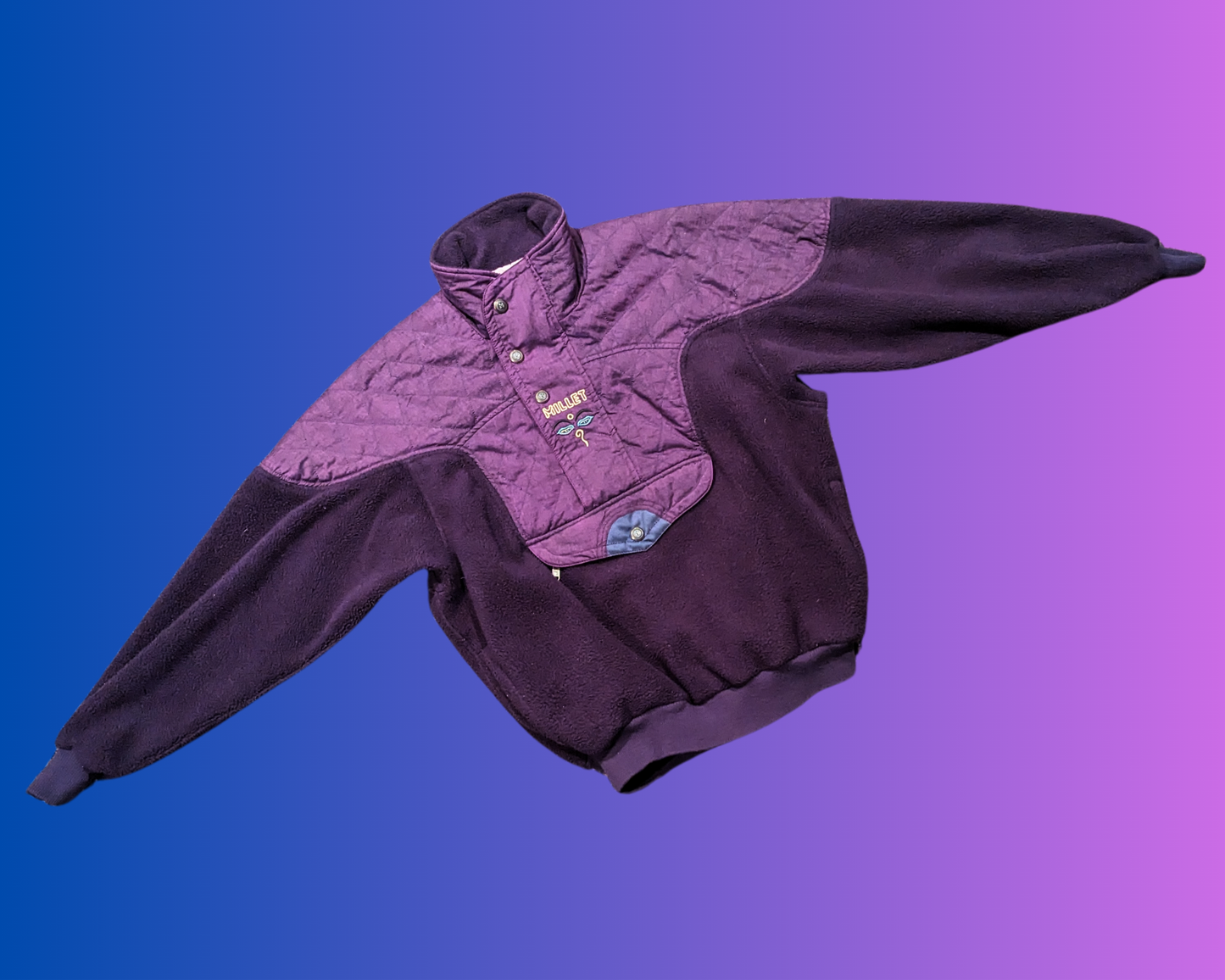 Vintage 1990's Millet, Warm Purple Fleece Size M